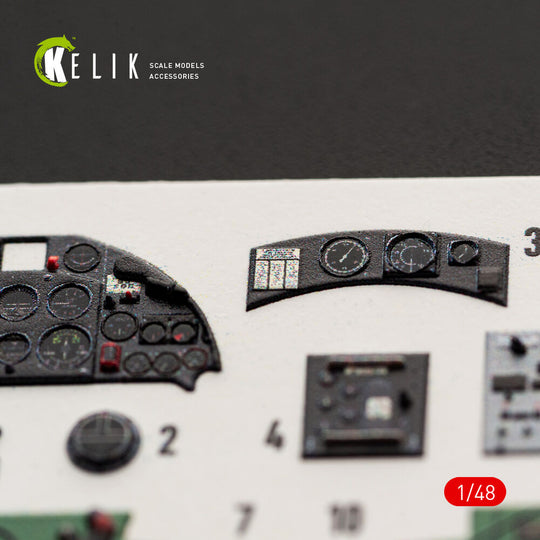 Fulmar Mk.II - interior 3D decals for Trumpeter