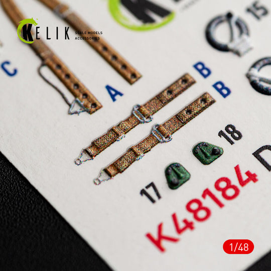 Defiant F1 - interior 3D decals for Trumpeter