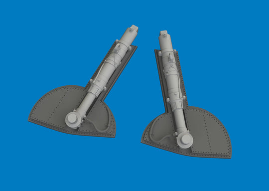 Spitfire Mk.I/II/Va/Vb undercarriage legs PRINT for Eduard