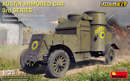 Austin Armored Car 3rd Series: Ukrainian, Polish,  Georgian, Romanian Service. Interior Kit