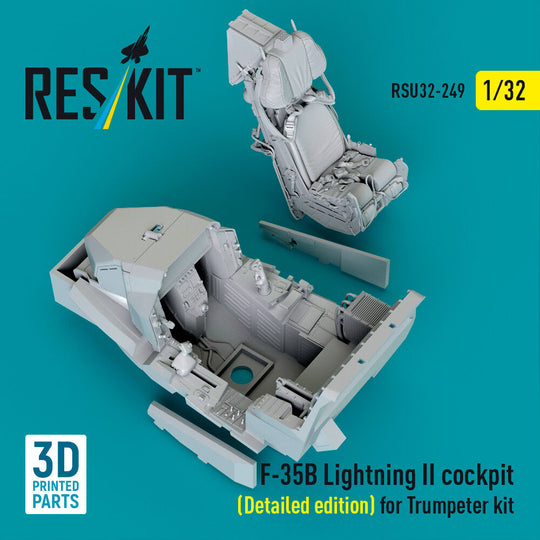 ?F-35B Lightning II cockpit (Detailed edition) (3D Printed) for Trumpeter