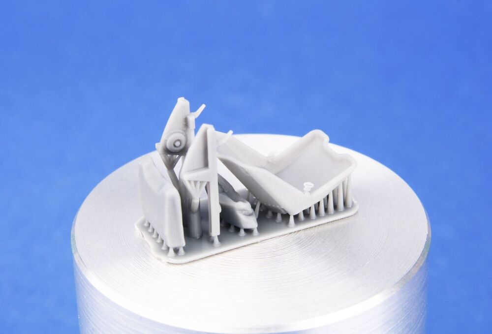 Fw190A Seat and Side Section Back Armour (w/o harness) for Tamiya