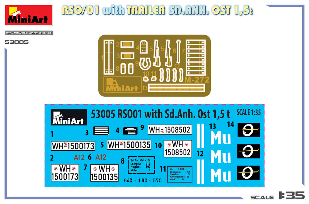 RSO/01 with Trailer Sd.Anh. Ost 1,5 t