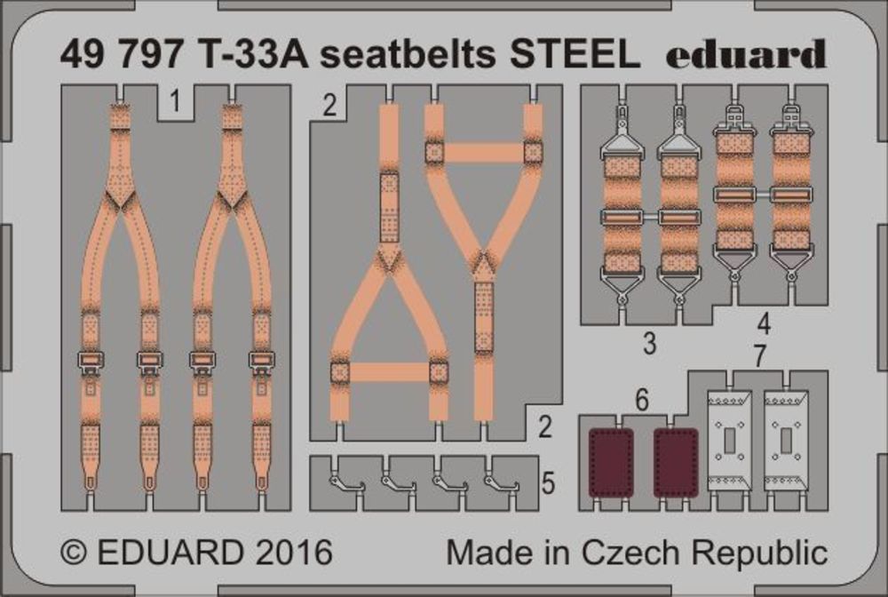 T-33A seatbelts STEEL für Great Wal.