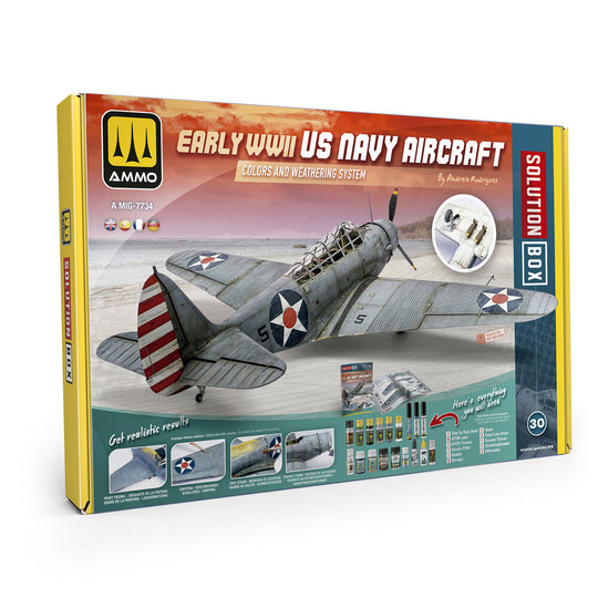 SOLUTION BOX 30 - How to paint Early WWII US Navy Aircraft