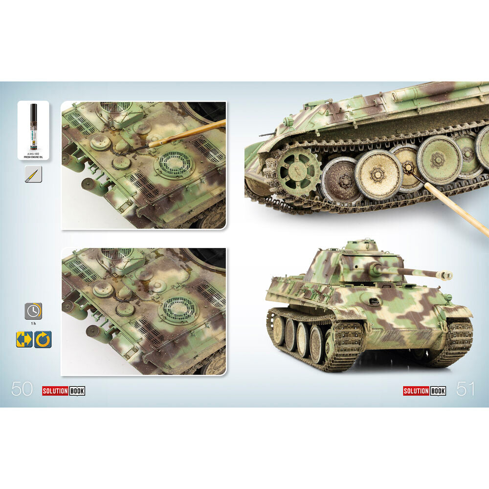 SOLUTION BOOK 23 - How to Paint WWII German Late-War Vehicles (English, Castellano, Francais, Deutsch)