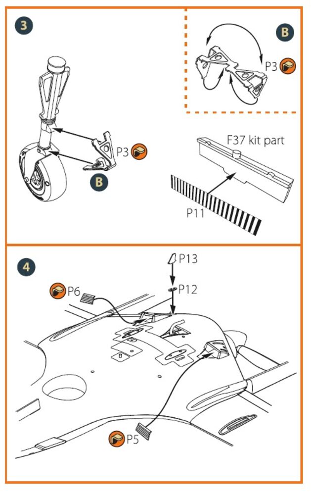 TB.2 PE parts for CP kit