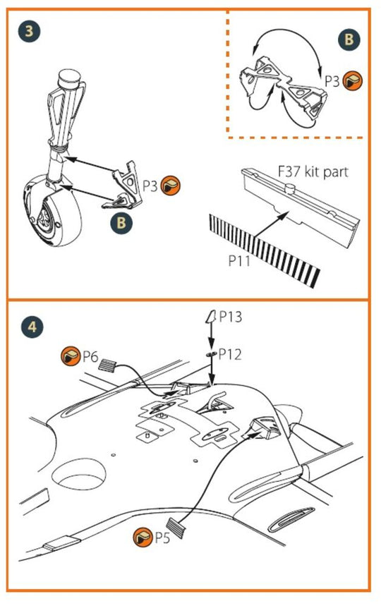 TB.2 PE parts for CP kit