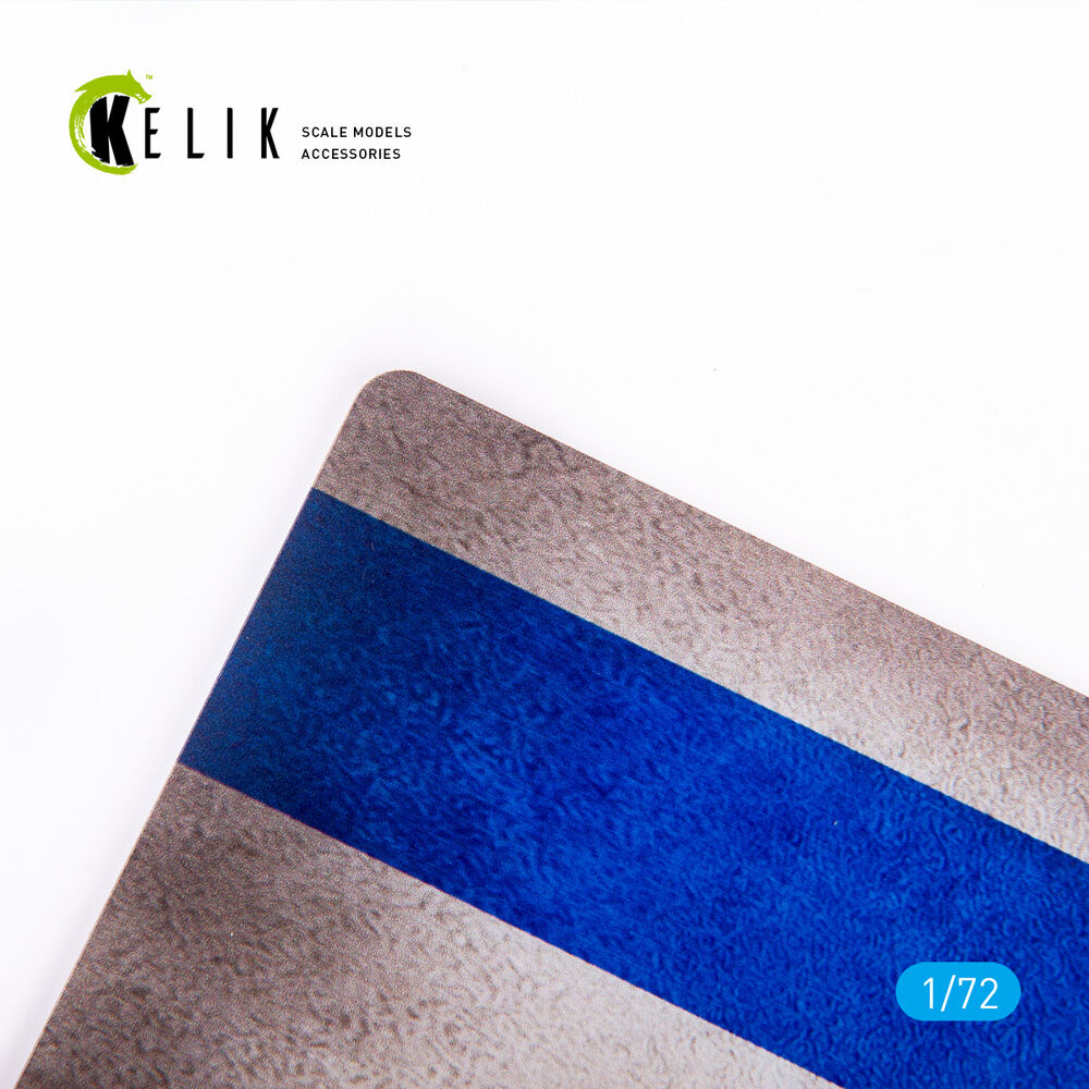 Israel Flag - Base - Acrylic 3 mm (280 x 180 mm) (170 g)
