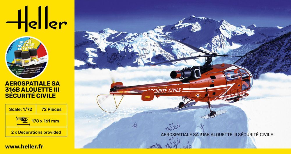 STARTER KIT Alouette III Sécurité Civile