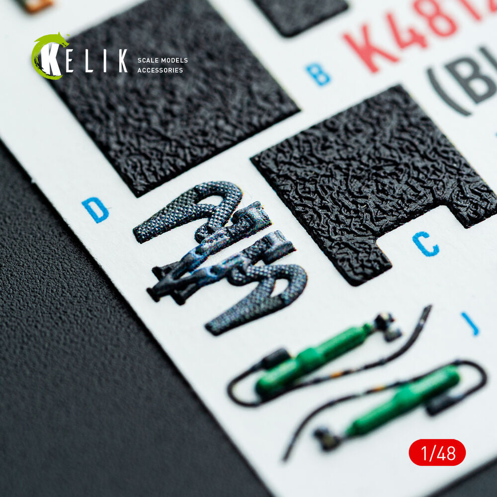 F-16F Block 60 - interior 3D decals for Hasegawa kit