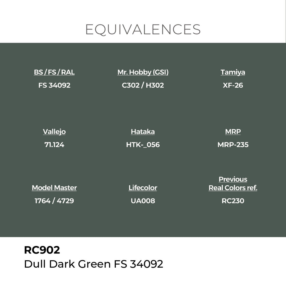 Real Colors: Dull Dark Green FS 34092 17 ml.
