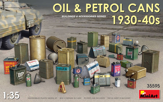 Oil & Petrol Cans 1930-40s