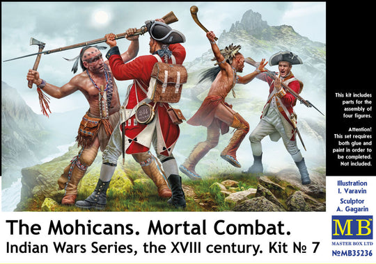 The Mohicans. Mortal Combat. Indian Wars Series, the XVIII century. Kit No 7