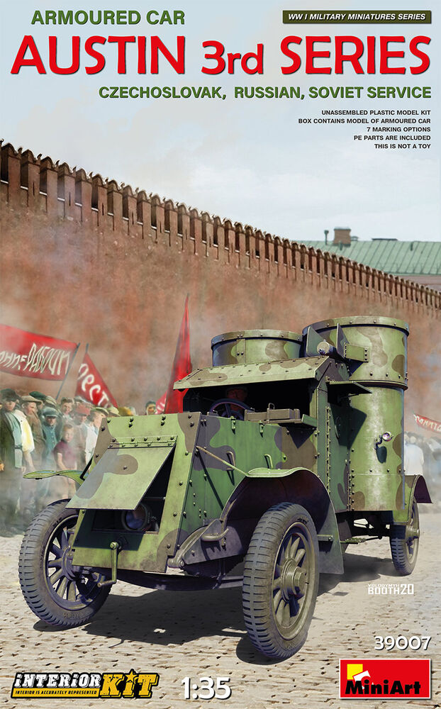 Austin Armoured Car 3rd Series: Czechoslovak,  Russian, Soviet Service. Interior Kit