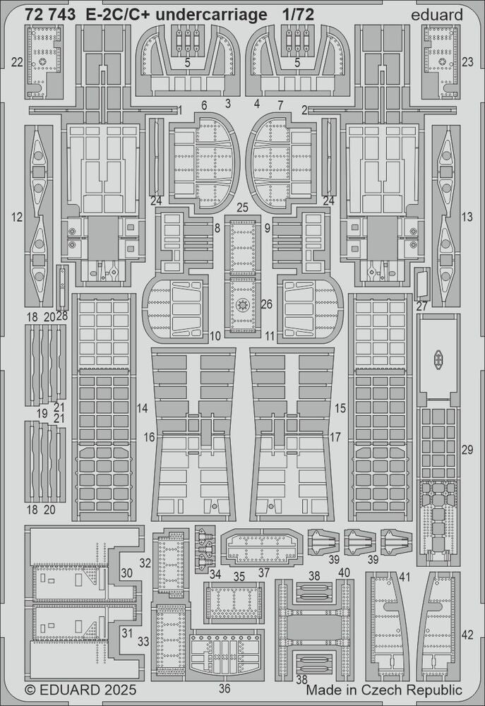 E-2C/C+ undercarriage  HELLER