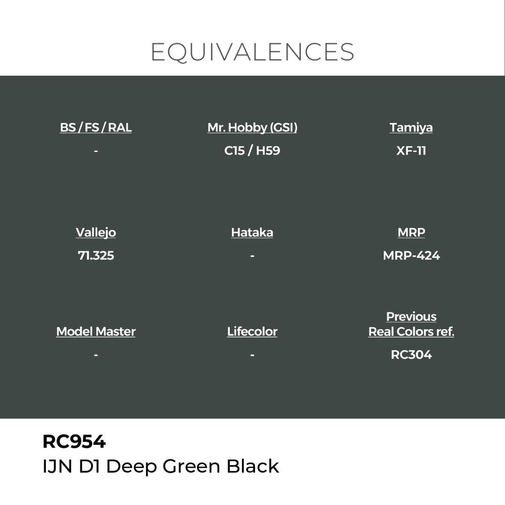 Real Colors: IJN D1 Deep Green Black 17 ml.