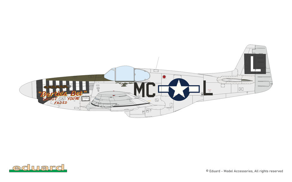 P-51B/C Mustang w/ dorsal fin  EDUARD-PROFIPACK