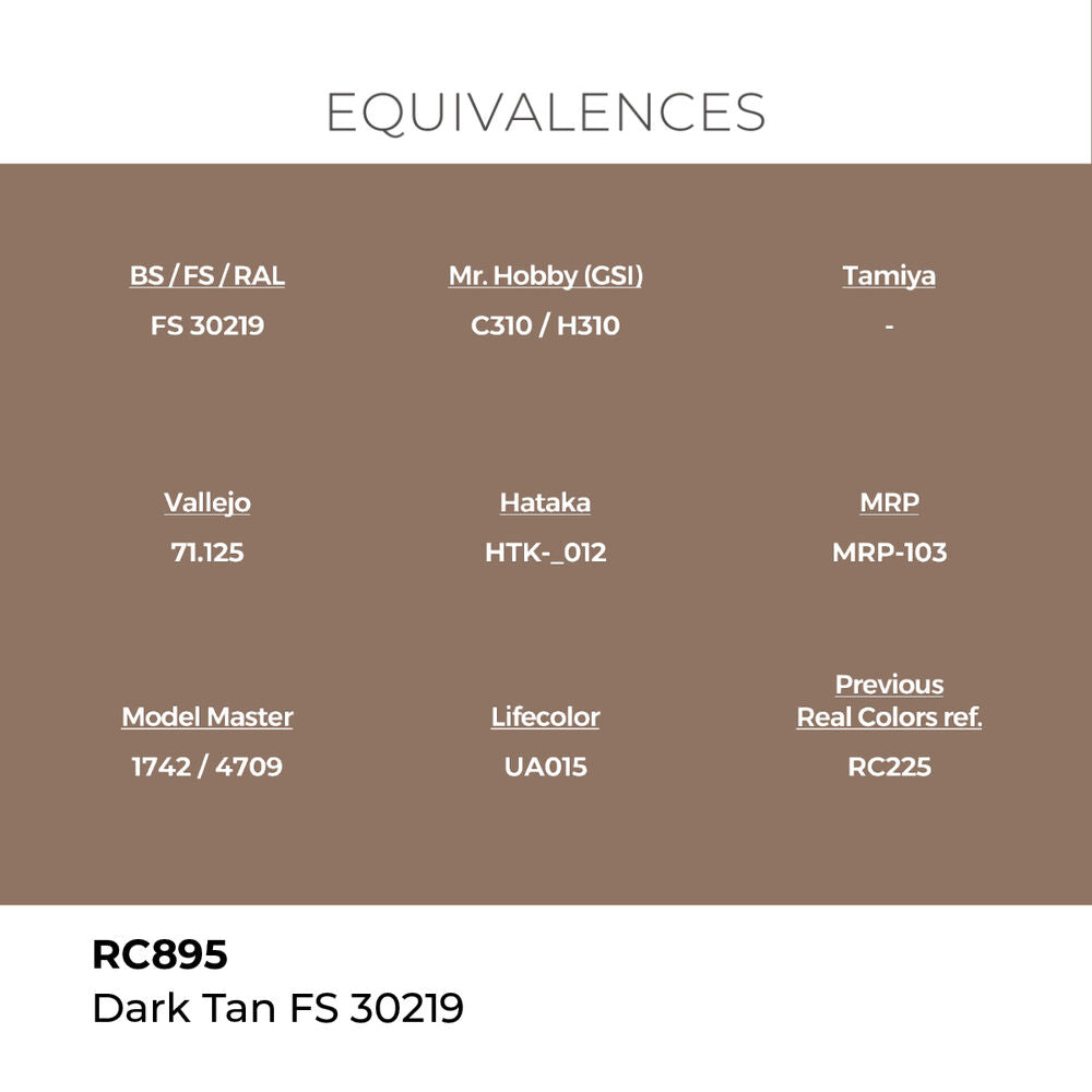 Real Colors: Dark Tan FS 30219 17 ml.