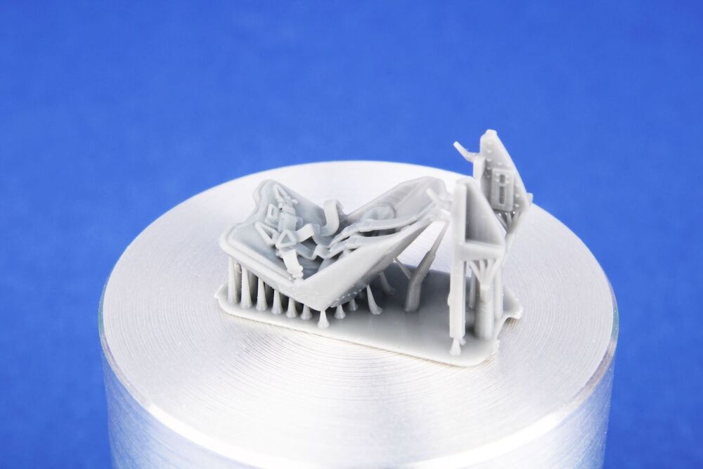 Fw190A Seat and Side Section Back Armour (w/ harness) for Tamiya
