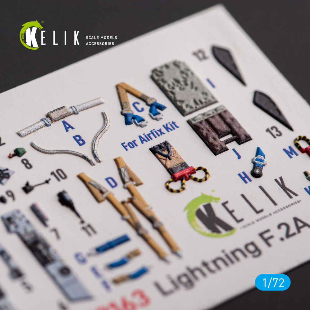F.2A Lighting - interior 3D decals for Airfix kit