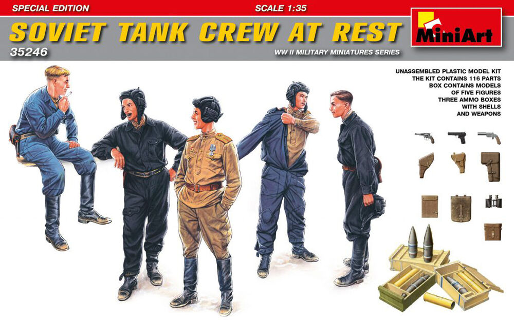 Soviet Tank Crew at Rest.Special Edition