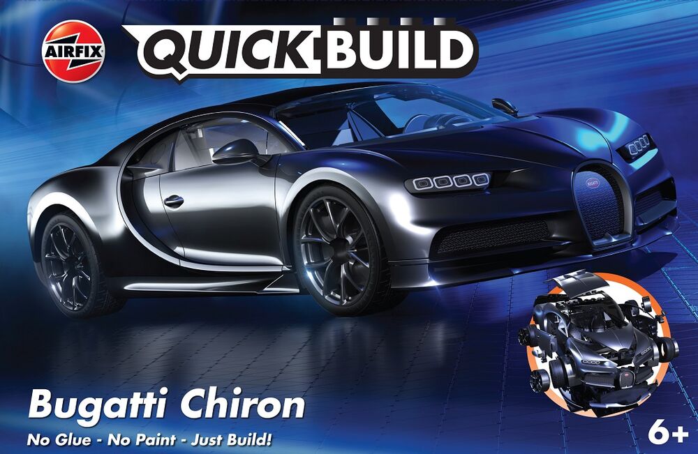 QUICKBUILD Bugatti Chiron - Black