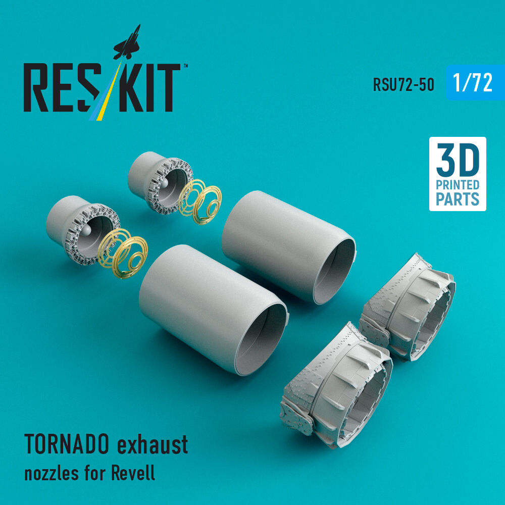 TORNADO exhaust nozzles for Revell kit (3D Printed)