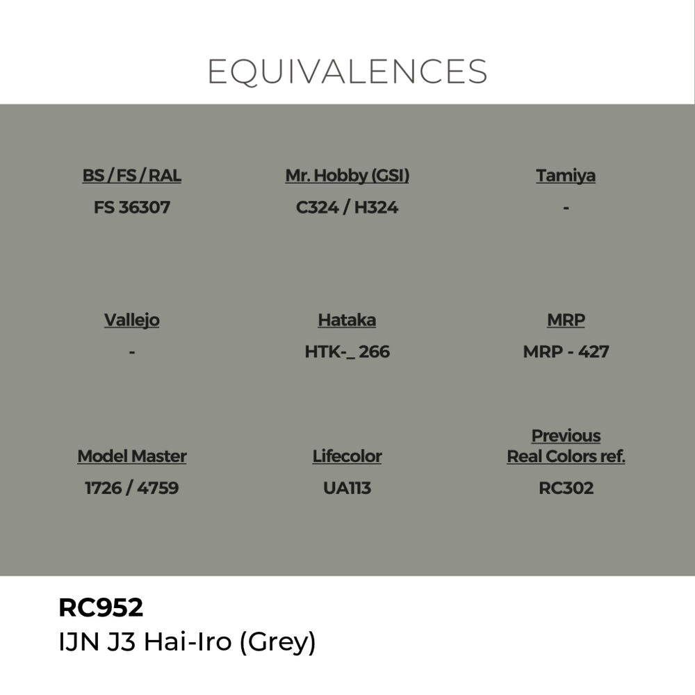 Real Colors: IJN J3 HAI-IRO (GREY) 17 ml.