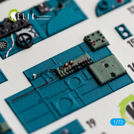 J1N1-S Gekko - interior 3D decals for Fujimi / Hobby 2000