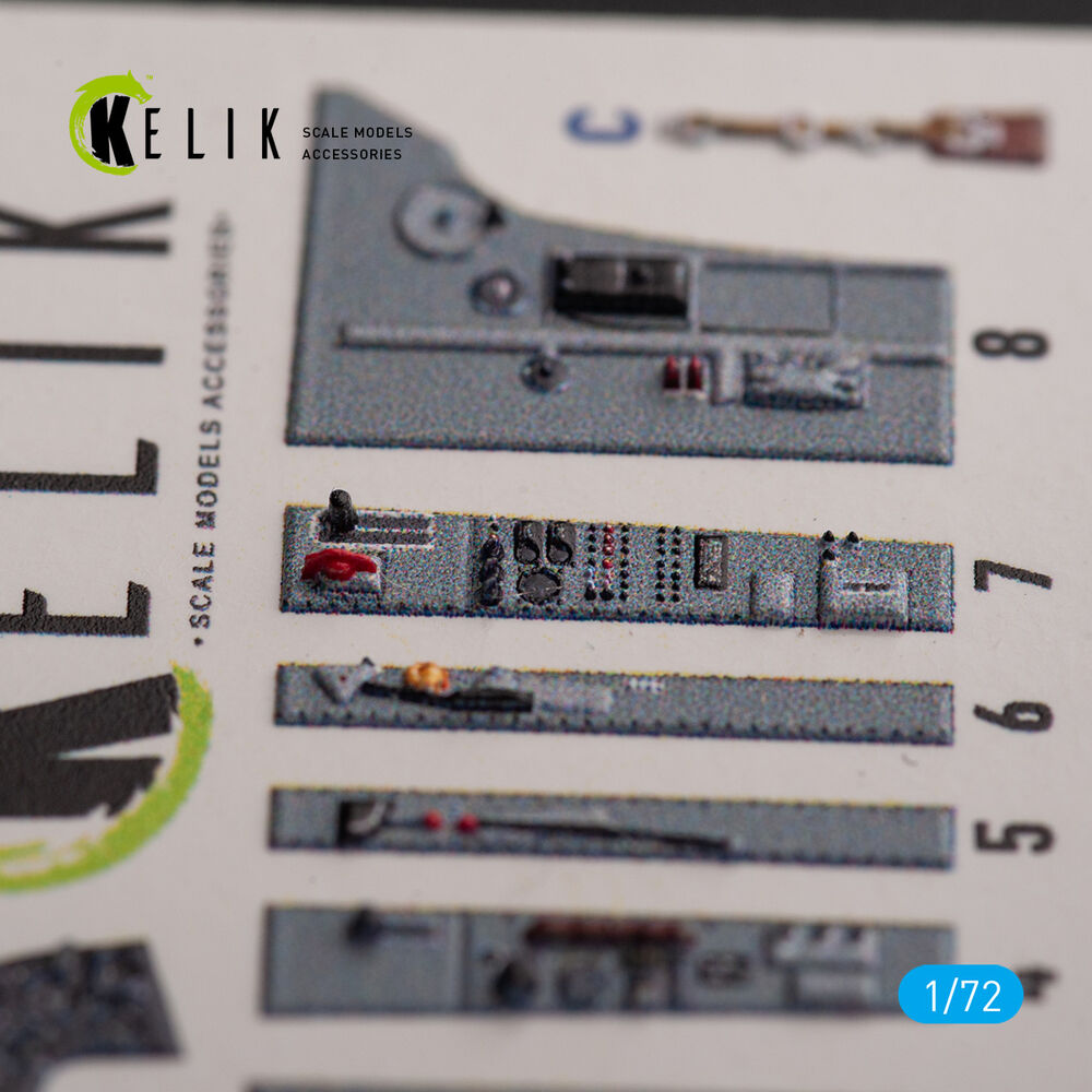 Hawker Sea Fury FB.11 - interior 3D decals for Trumpeter kit