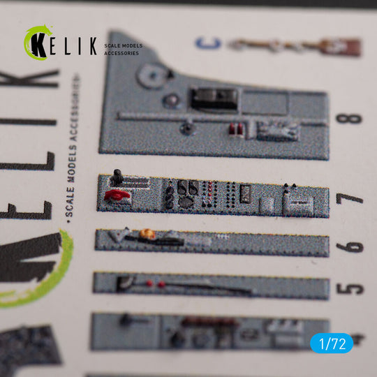 Hawker Sea Fury FB.11 - interior 3D decals for Trumpeter kit