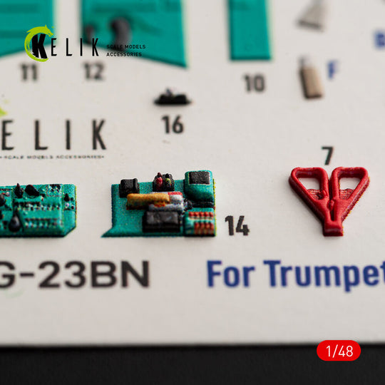 MiG-23BN - interior 3D decals for Trumpeter