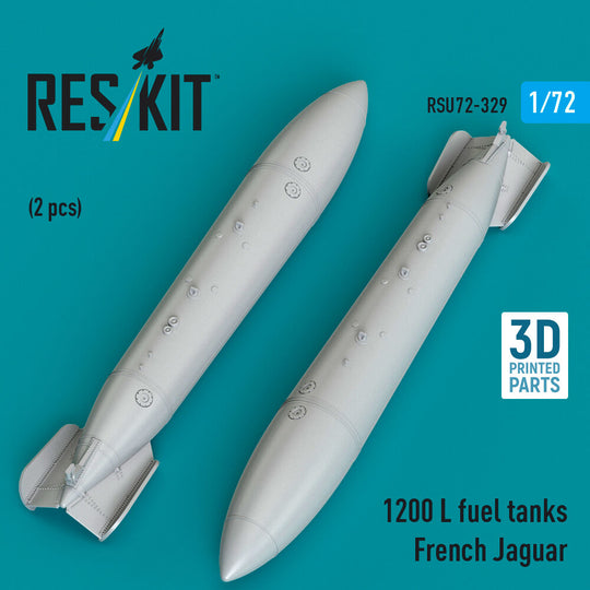 1200 L fuel tanks French Jaguar (2 pcs) (3D Printed)