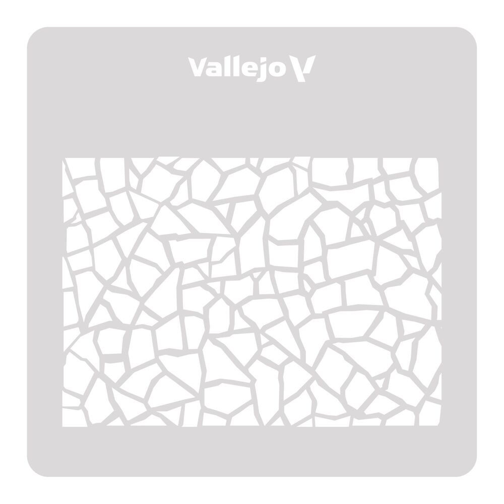Vallejo Stencils: Giraffe Camo WWII 125 x 125 mm