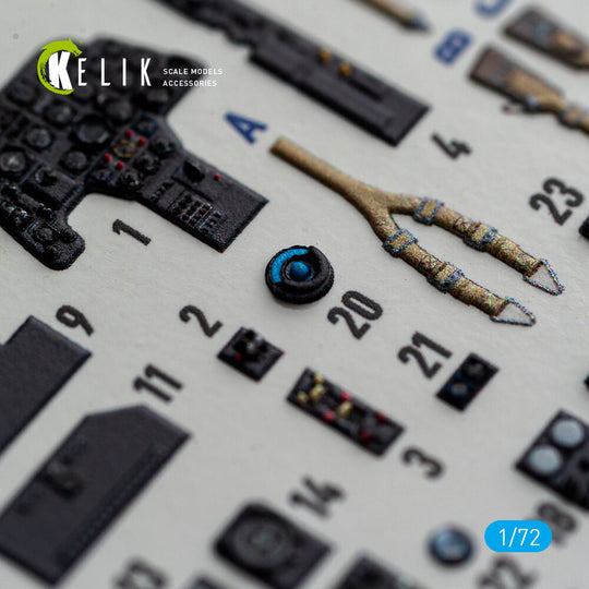 Bf-110G-4- interior 3D decals for Eduard