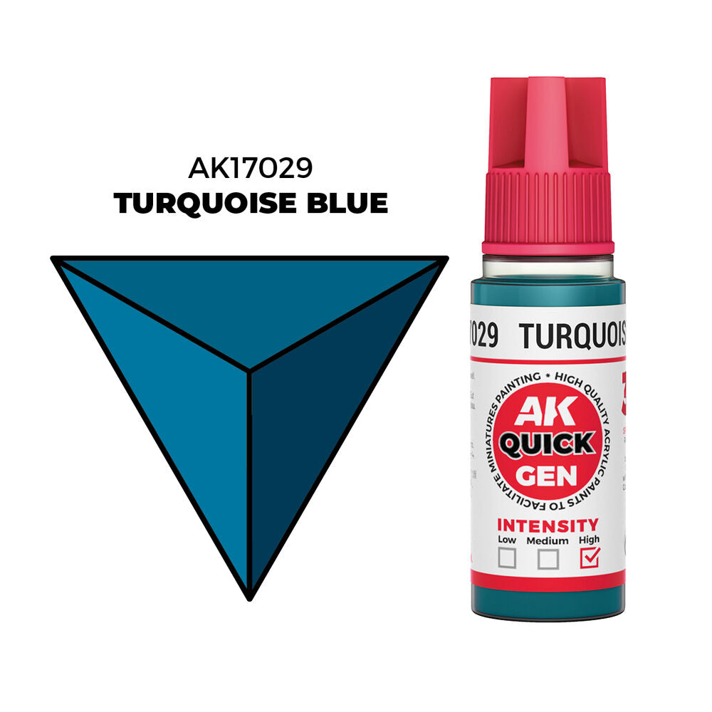 TURQUOISE BLUE 18 ml - QUICK GEN