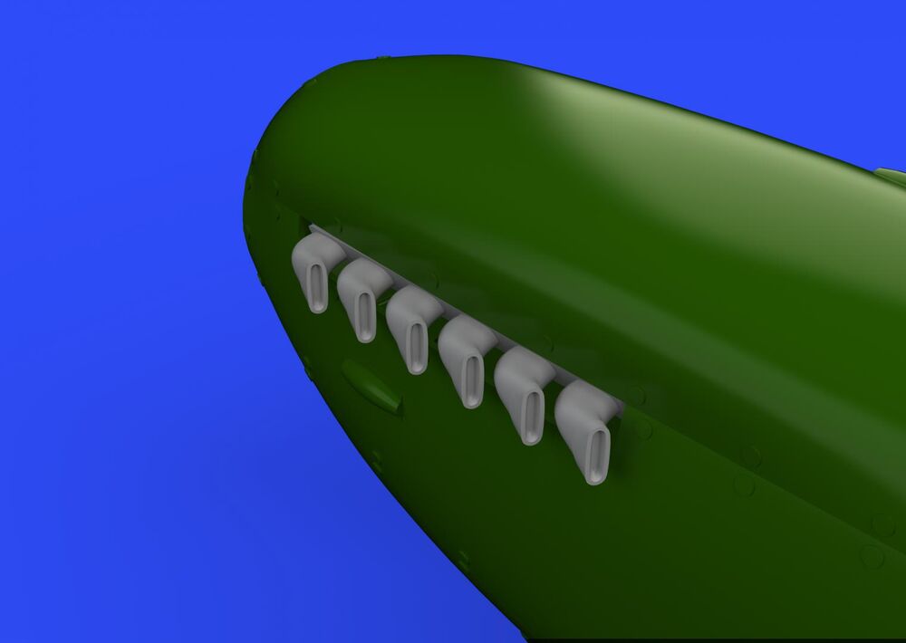 Spirfire Mk.IX exhaust stack-fishtail for Revell