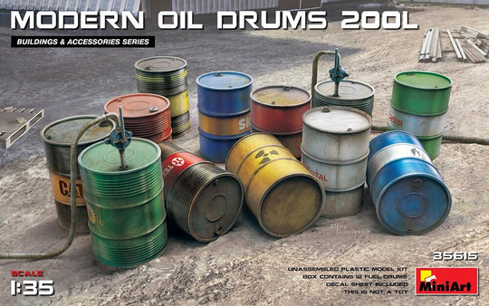 Modern Oil Drums (200l)