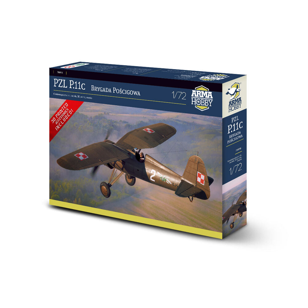 PZL P.11c Pursuit Brigade w/extensive 3D print
