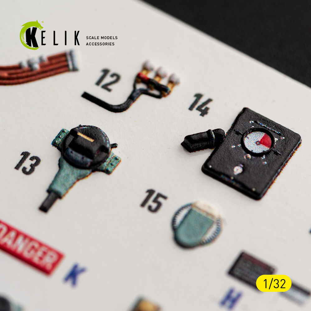 Spitfire Mk.IIa - interior 3D decals for Revell