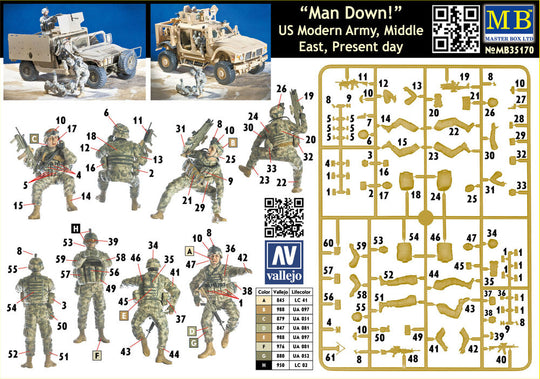 Man Down! U.S. Modern Army,Middle east