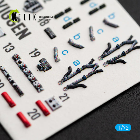 SK-37 Viggen - interior 3D decals for Special Hobby
