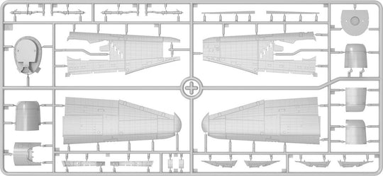 P-47M Thunderbolt. Dorsal Fin. Advanced Kit