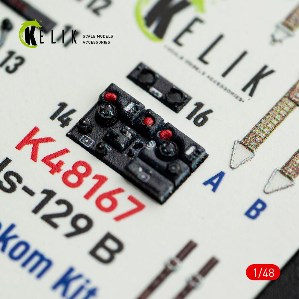 Hs-129 B - interior 3D decals for Takom kit