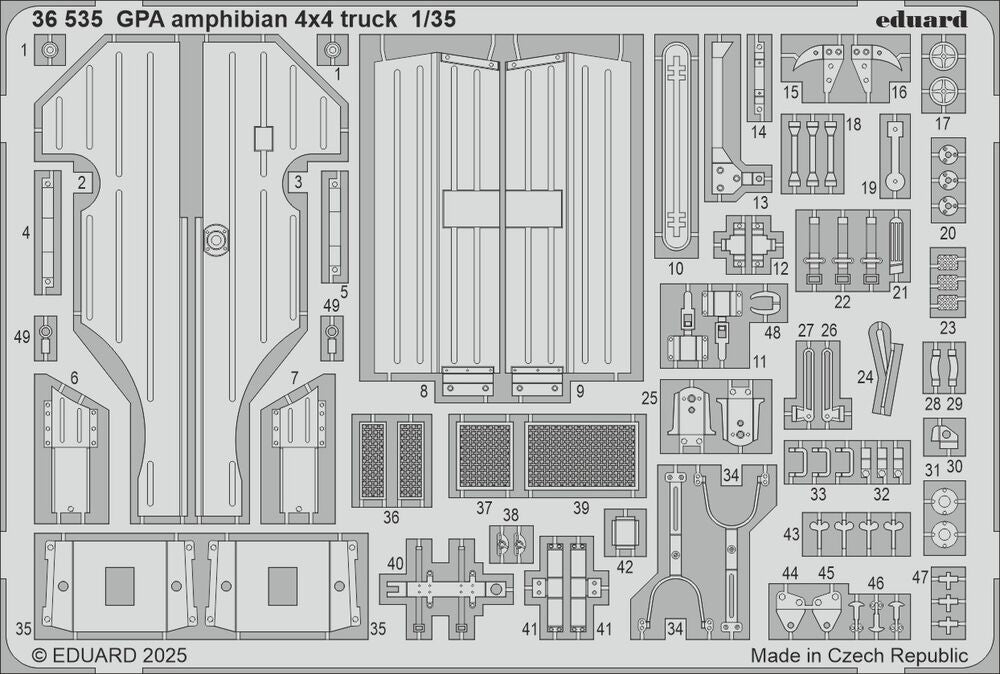 GPA amphibian 4x4 truck  TAMIYA