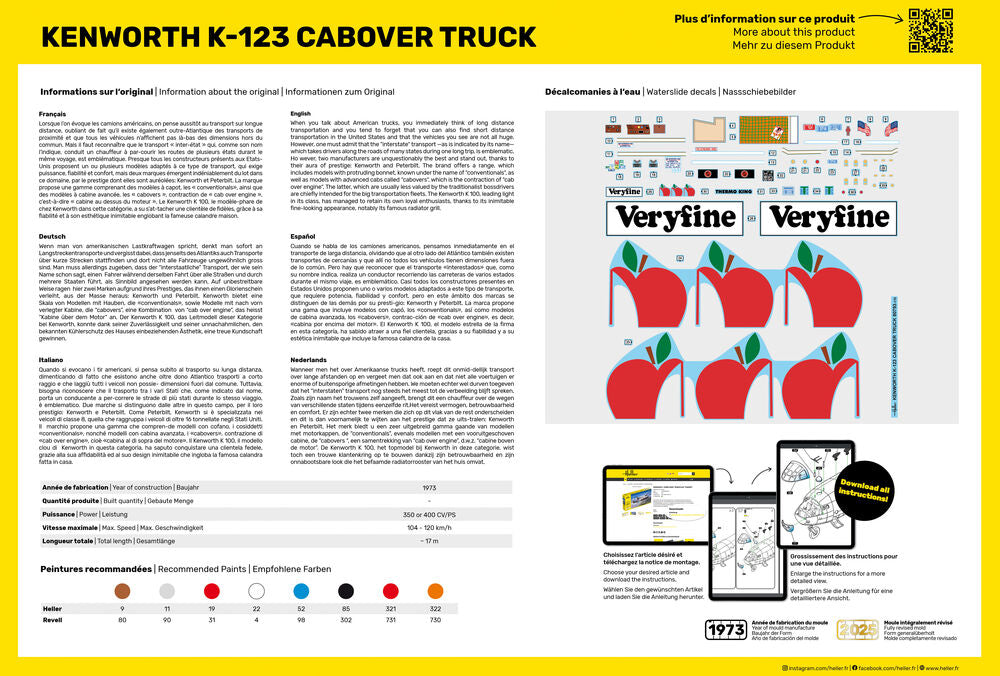 STARTER KIT Kenworth K-123 Cabover Truck