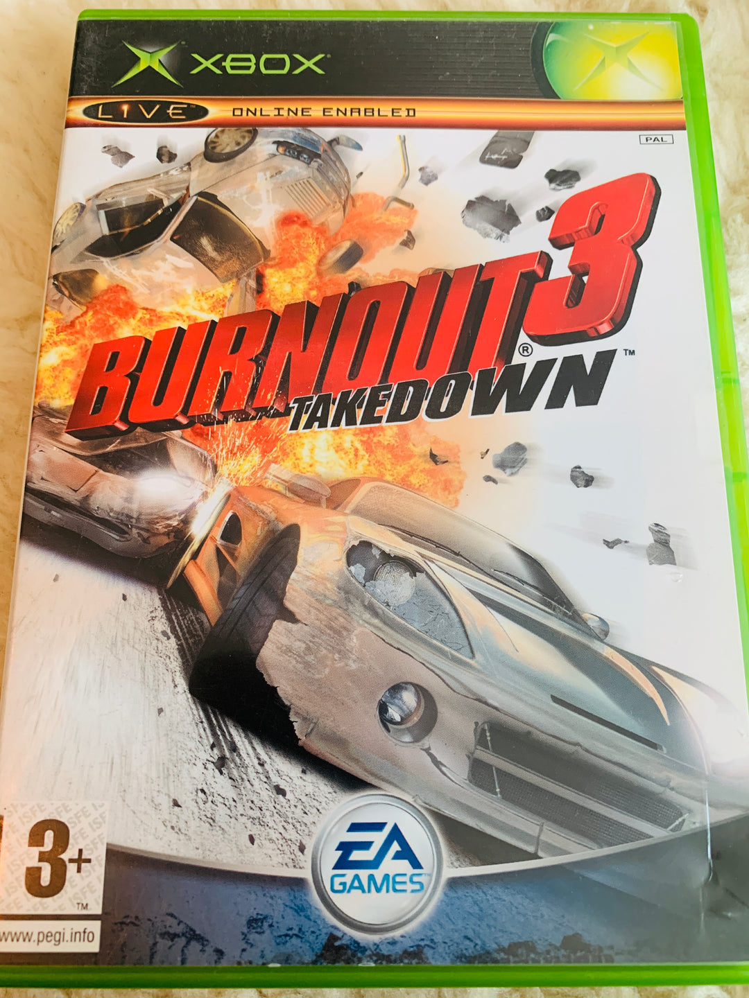 Burnout 3 Takedown. Xbox.