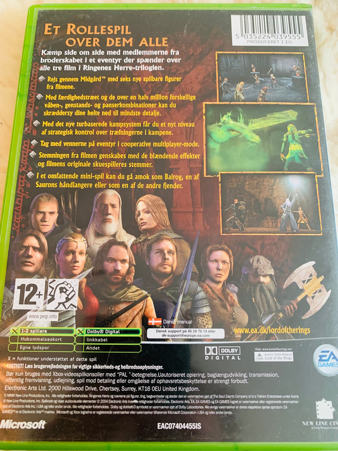 The Lord of The Rings The Third Age. Xbox.