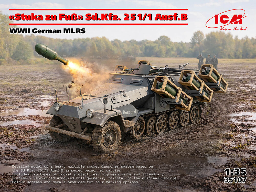 Stuka zu Fuß Sd.Kfz. 251/1 Ausf.B, WW II German MLRS